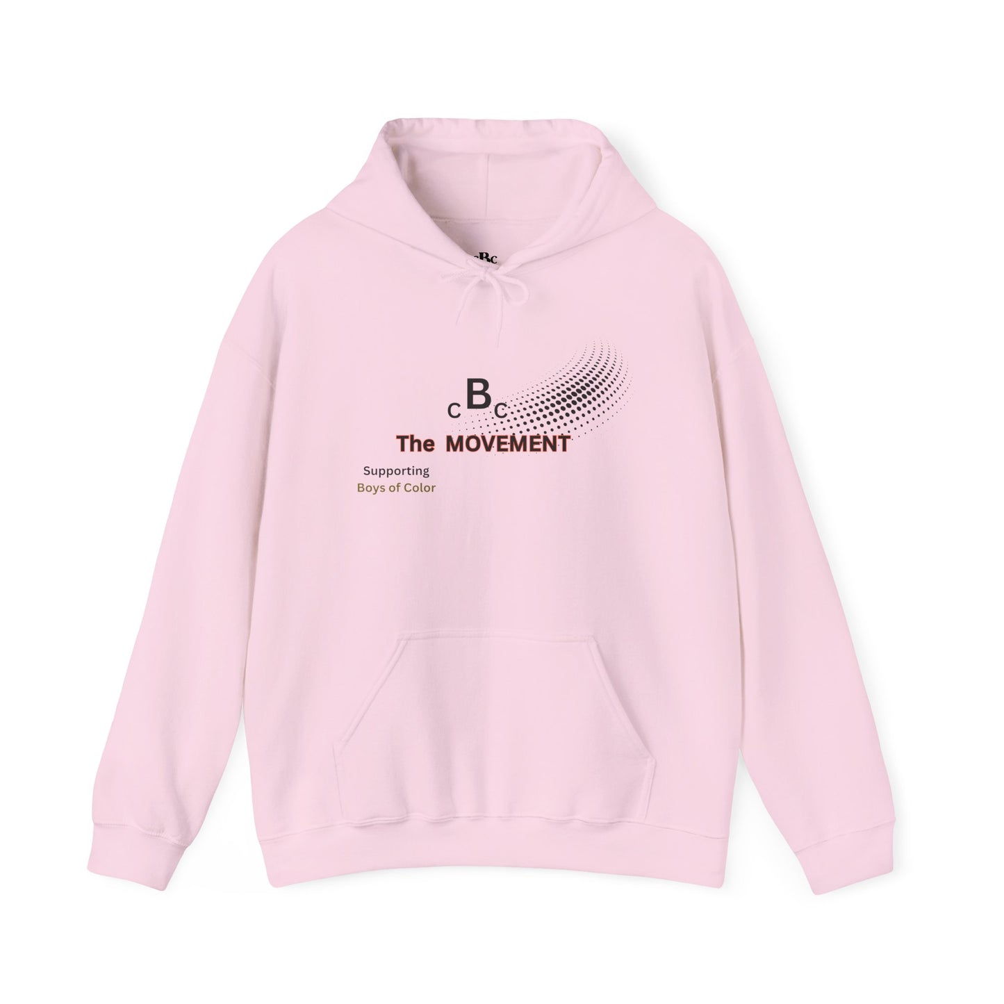 The Movement Pink Hoodie - Front & Back Design | Broken Crayons