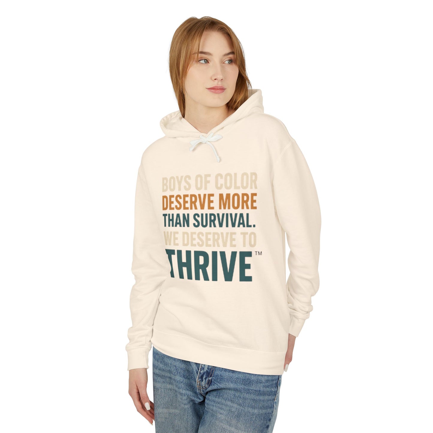 Broken Crayons We Deserve to Thrive™ Hoodie – Empower Boys of Color to Rise