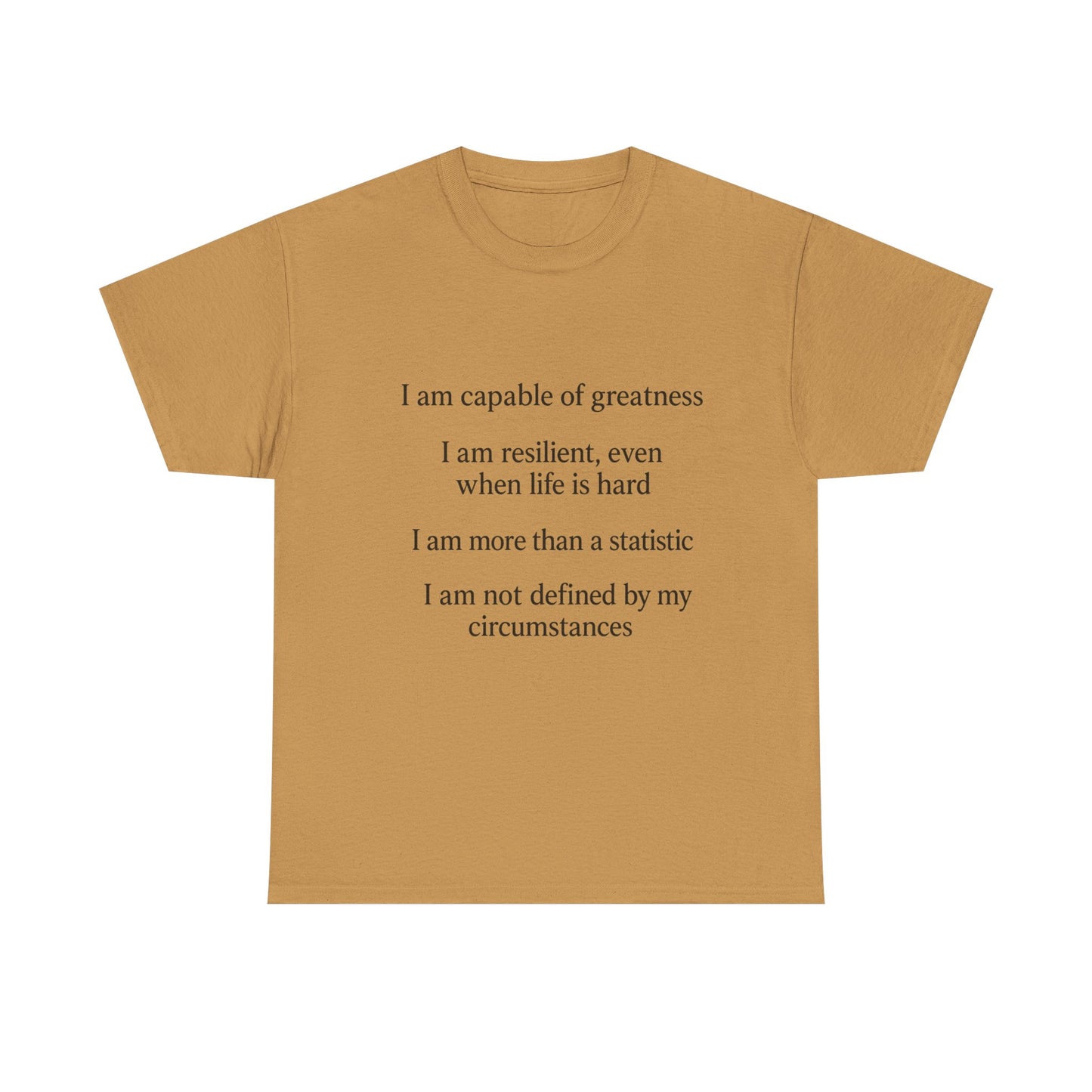 Inspirational Quote Tee for Personal Growth, Motivational T-Shirt, Unisex Affirmation Shirt, Gift for Students, Positive Vibes Apparel