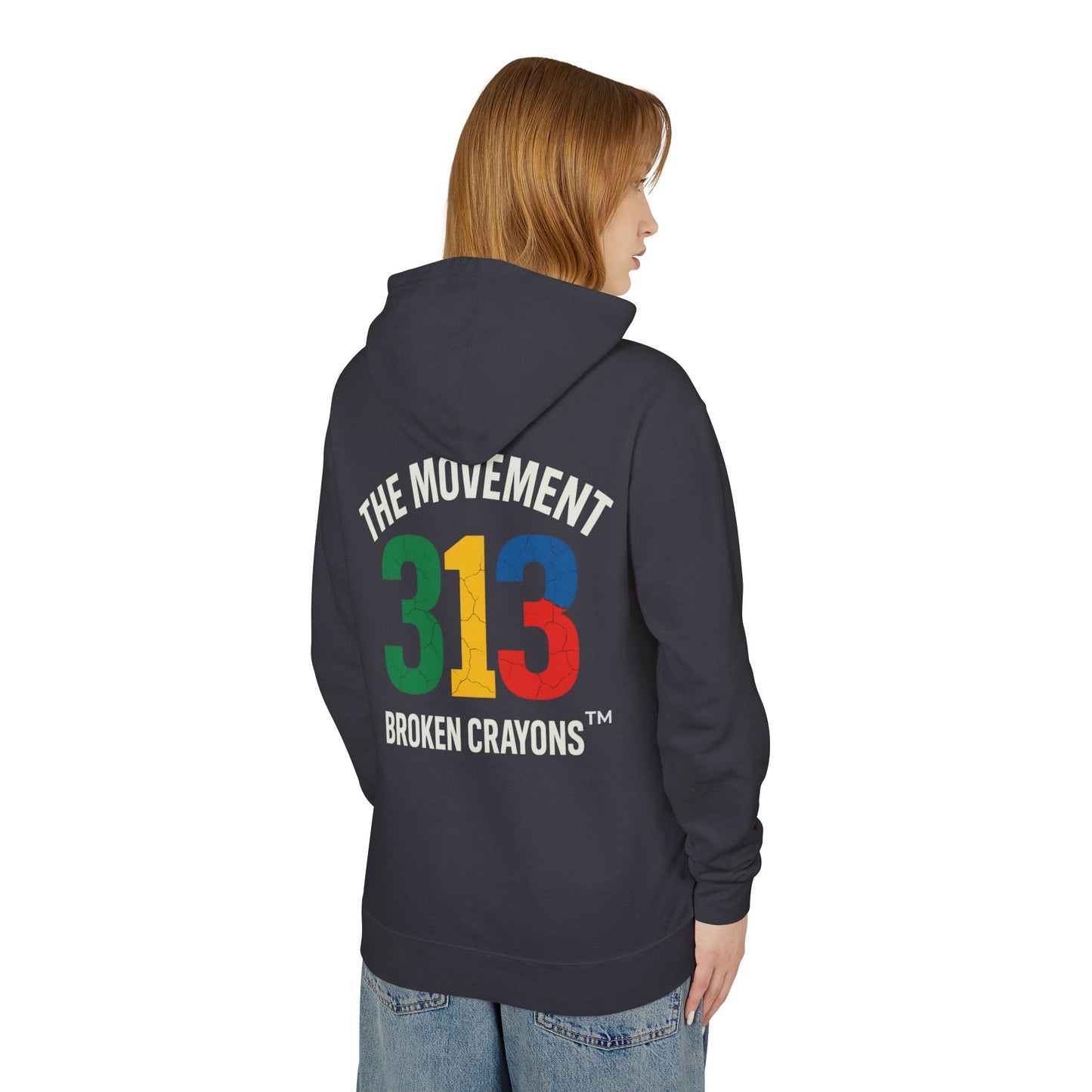 Broken Crayons “The Movement 313” Hoodie – Detroit Pride Streetwear