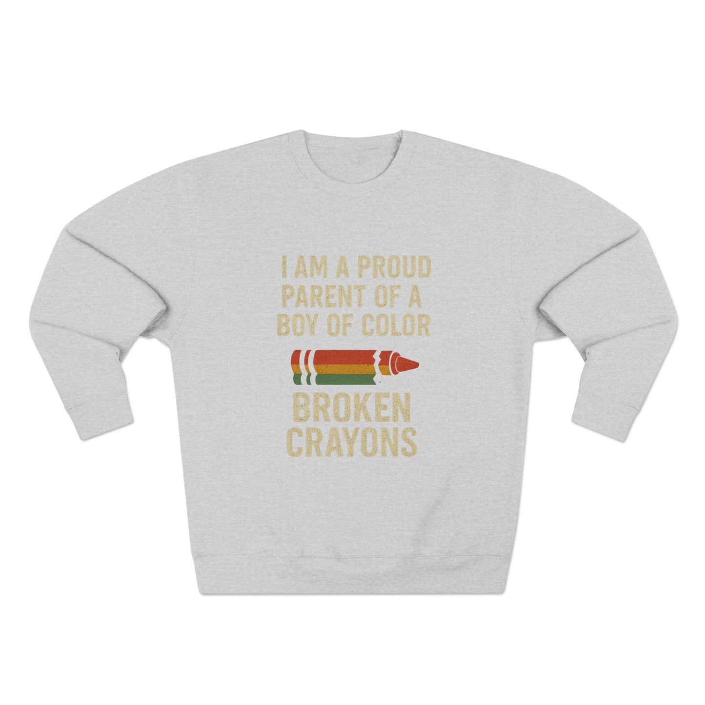 Proud Parent Sweatshirt, Unisex Crewneck Sweater, Unique Gift, Kid's Pride Apparel, Colorful Family Love, Warmth and Comfort