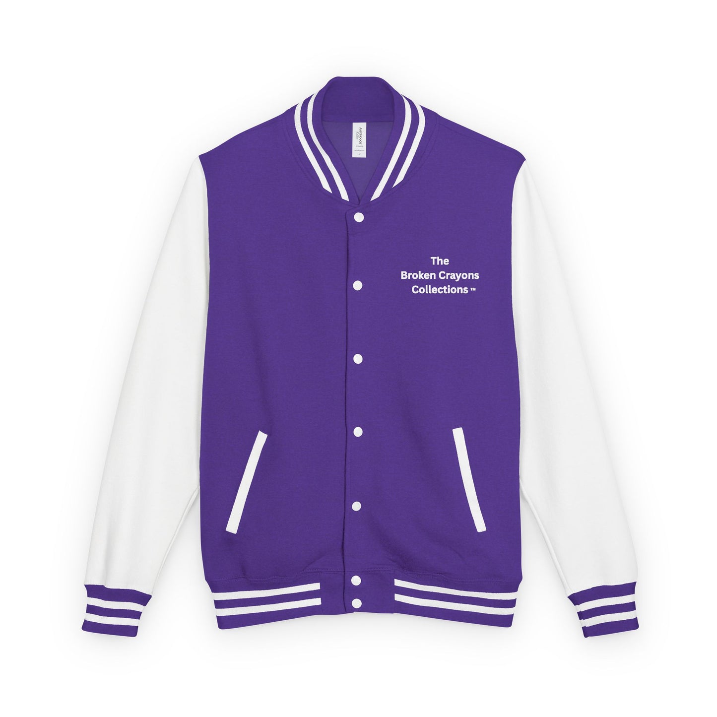 Broken Crayons™ Built Different Varsity Jacket – Empowerment Streetwear