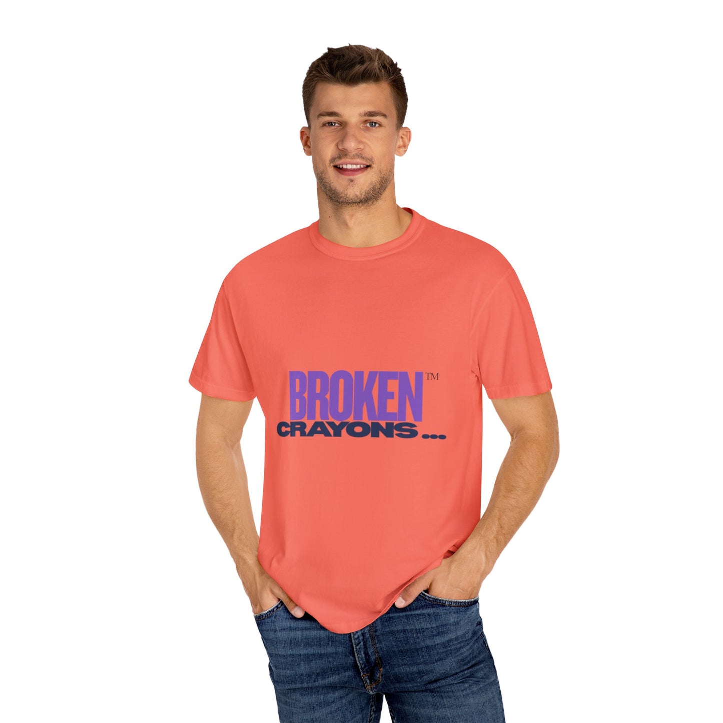 Inspirational Unisex T-Shirt - 'Broken Crayons' Motivational Tee, Casual Wear, Gift for Friend, Art Lover, Unique Statement Shirt