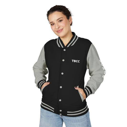 Unisex Heavyweight Letterman Jacket - Inspirational Statement Jacket, Trendy Outerwear, Motivational Gift, Casual Wear, College Spirit