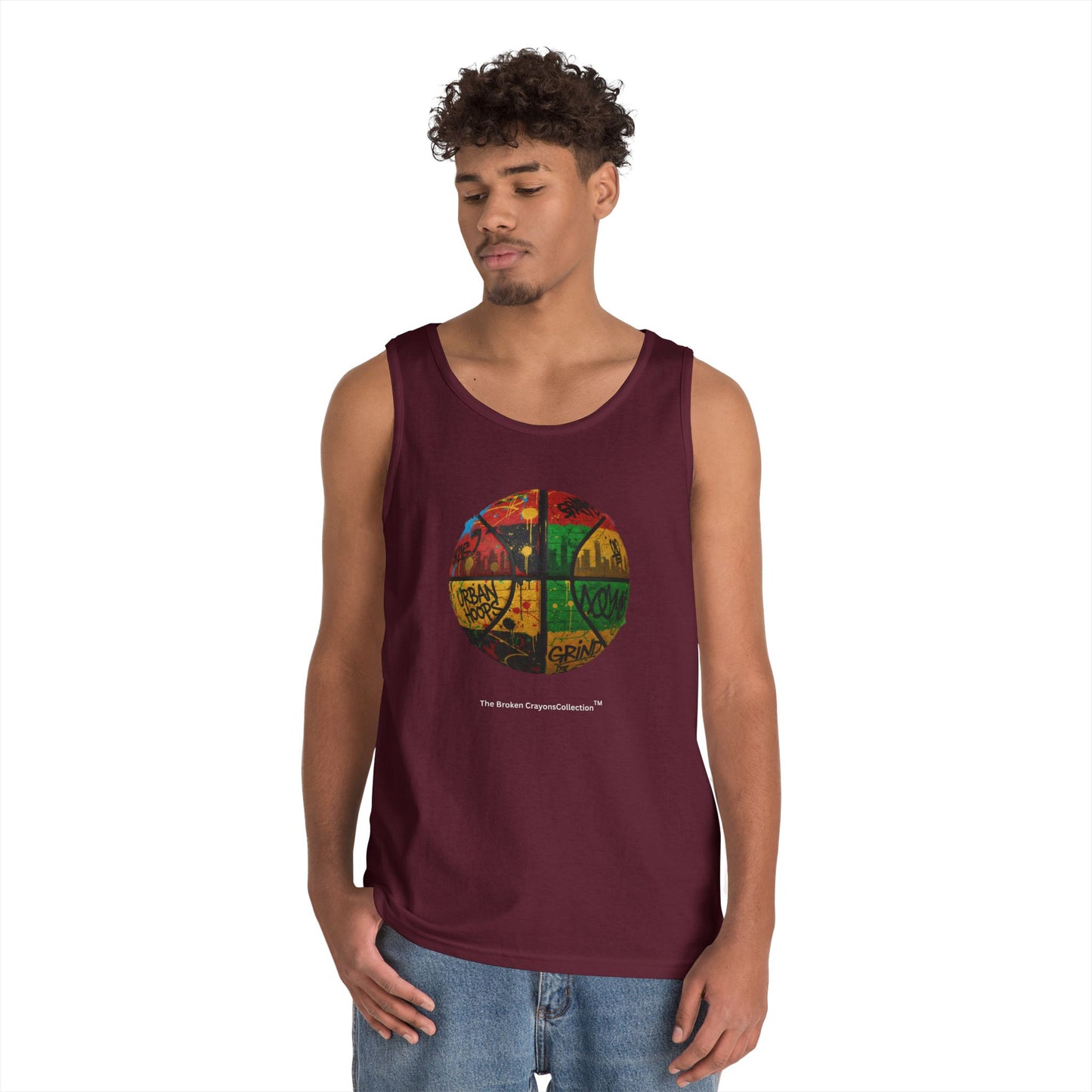 Urban Pan-African Basketball Tank Top - The Broken Crayons Collection