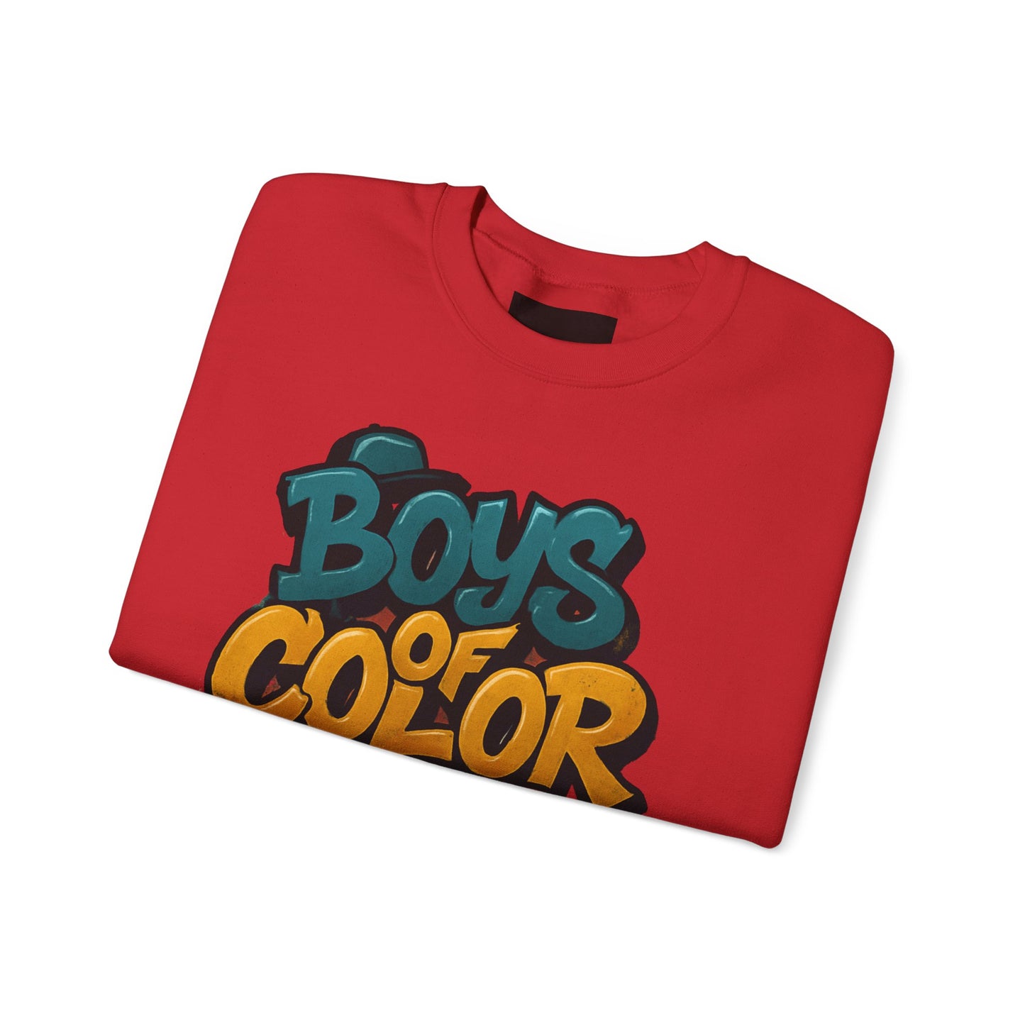 Broken Crayons Collection -Boys of Color Club Sweatshirt - Unisex Heavy Blend™ Crewneck