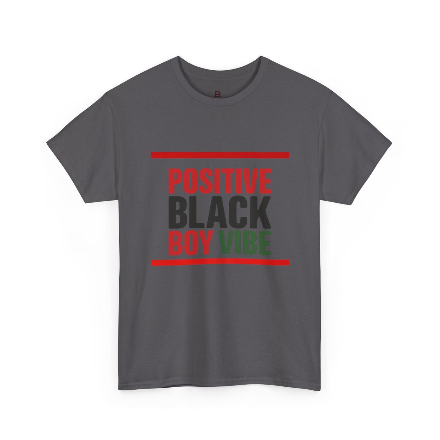 Positive Black Boy Vibe Tee - Unisex Cotton T-Shirt for Affirmation
