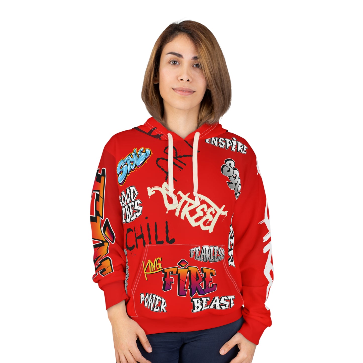 The Broken Crayons Street Art Unisex Hoodie, Vibrant Streetwear, Graffiti-Inspired Fashion