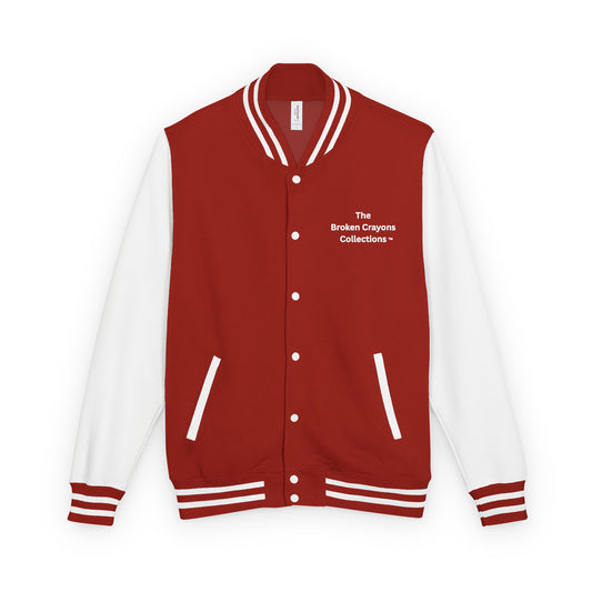 Broken Crayons™ Built Different Varsity Jacket – Empowerment Streetwear