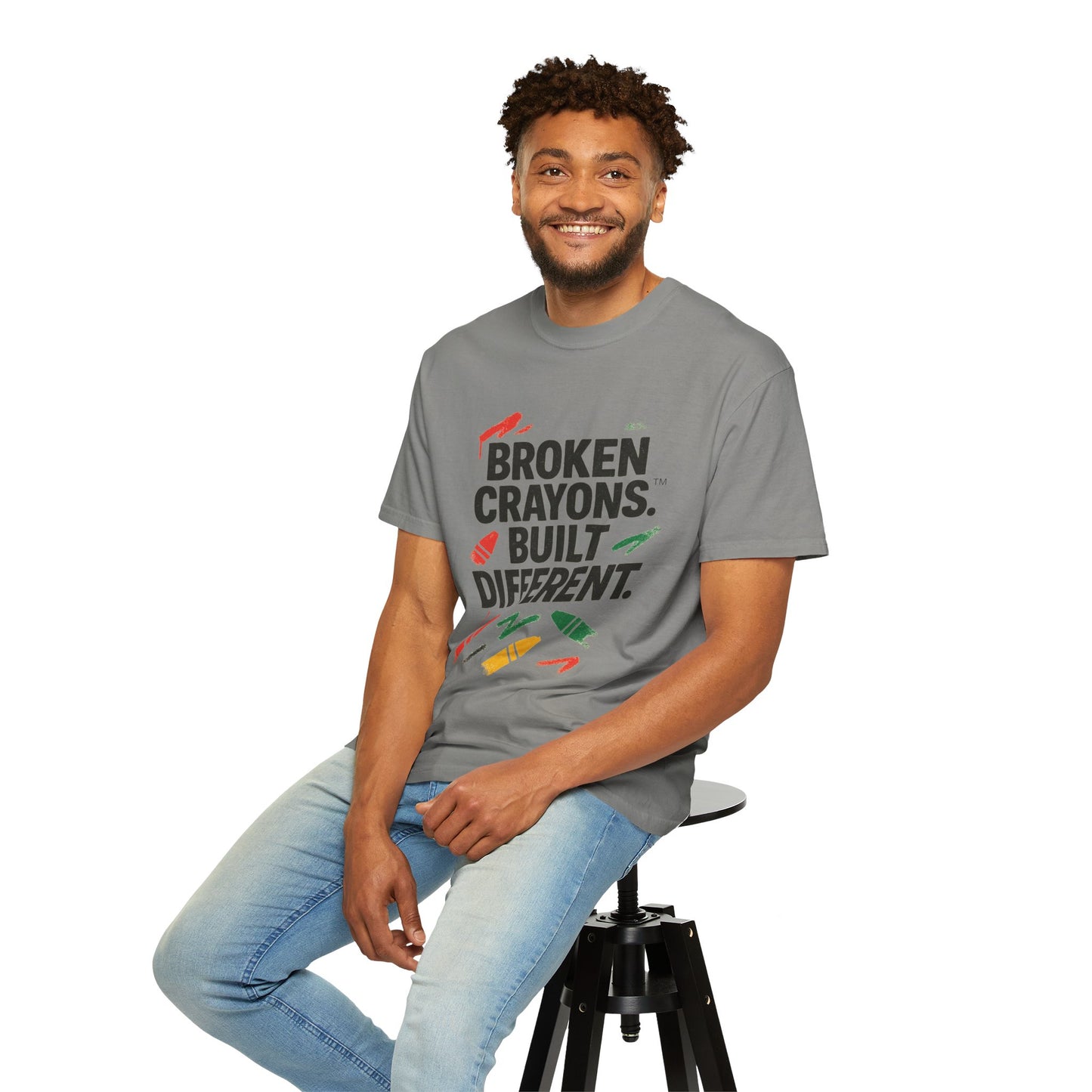 Broken Crayons Built Different™ Tee | Bold Urban Streetwear