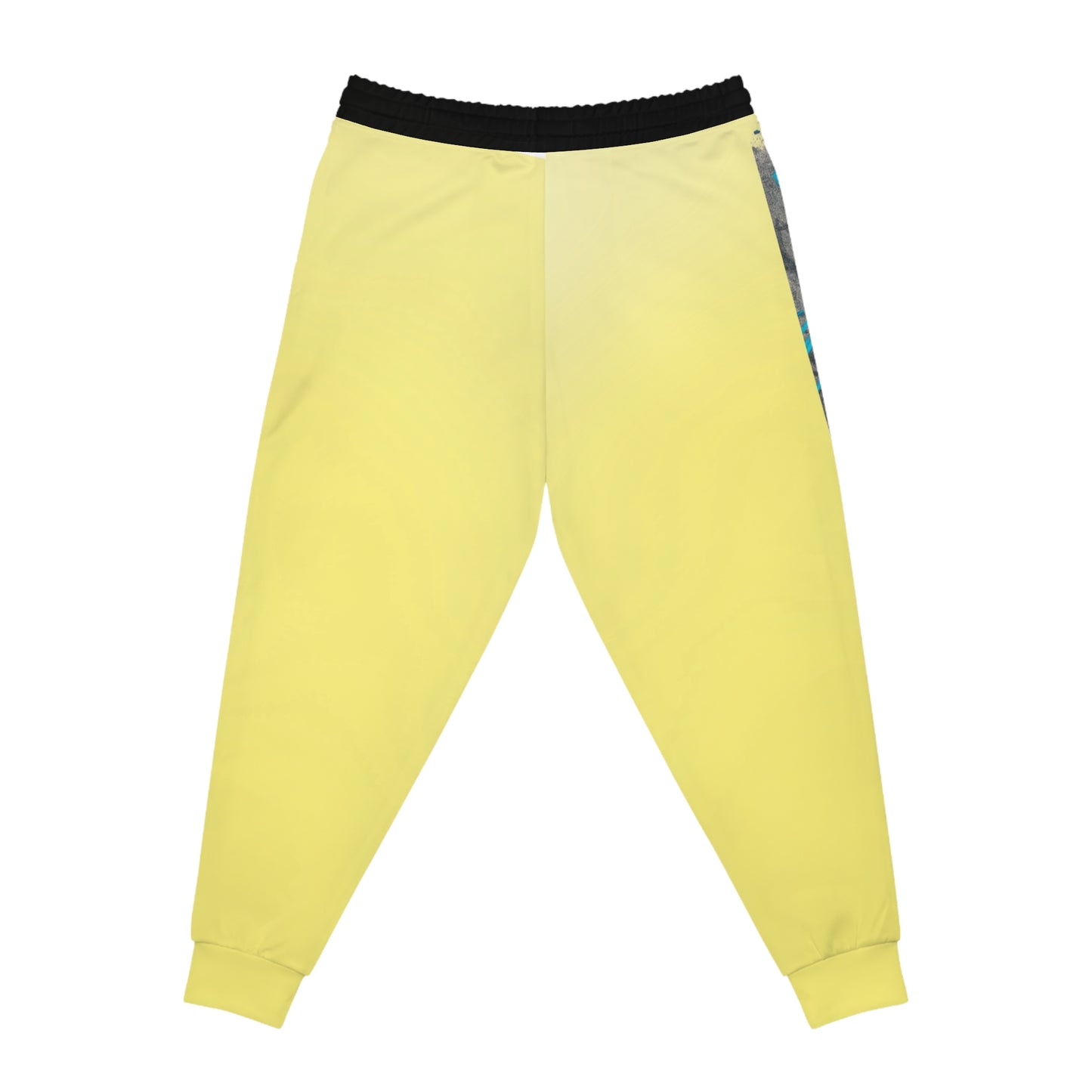 Broken Crayons Graffiti Neon 'I AM' Athletic Joggers — Bold Streetwear Sweatpants