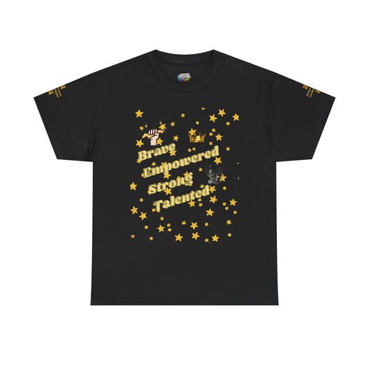 Brave, Empowered, Strong, Talented Stars Tee - Broken Crayons The Movement"