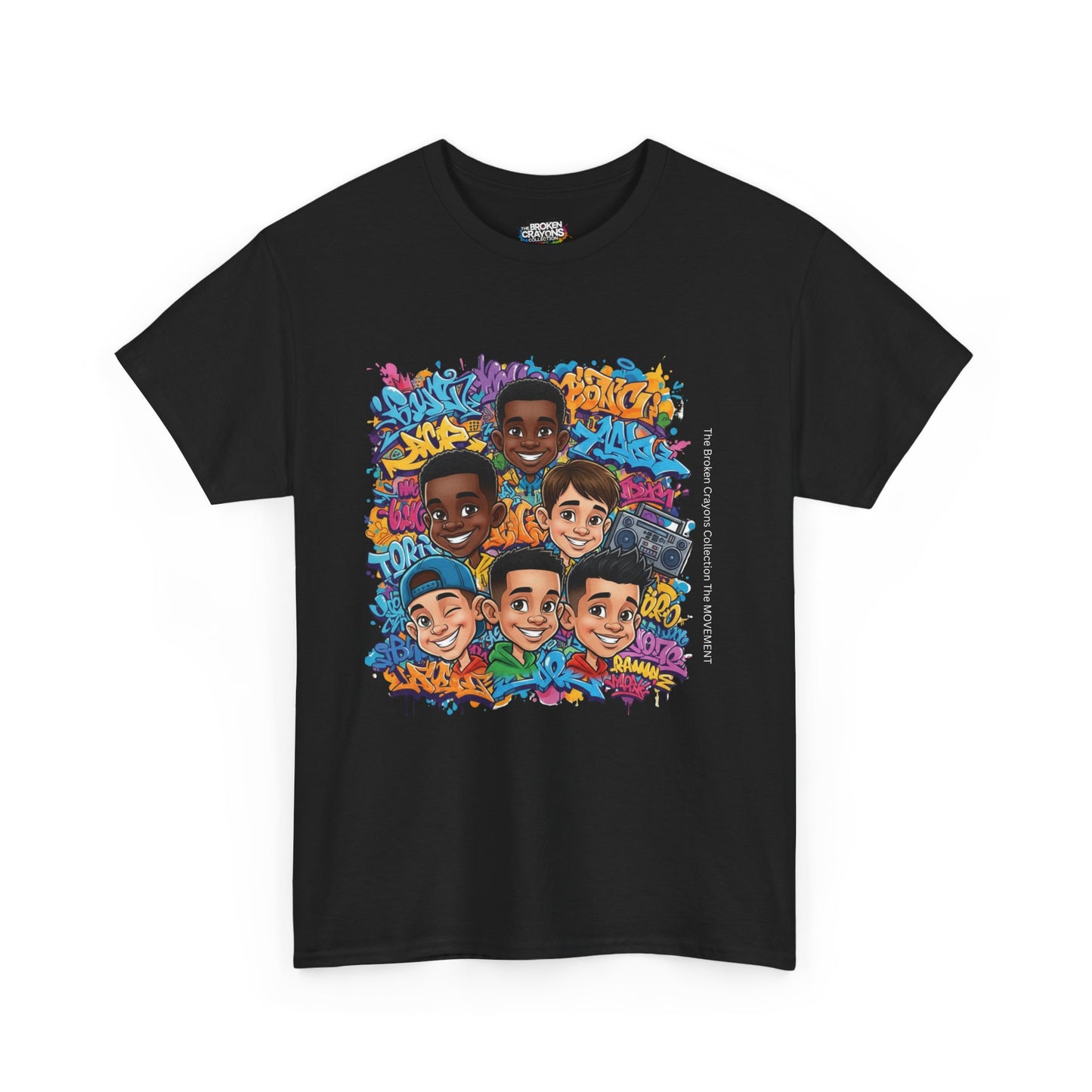 Broken Crayons Empowerment Tee, Unisex Graphic T-Shirt, Proud Boy of Color Shirt, Hip-Hop Inspired Apparel, Motivational Fashion, Streetwear