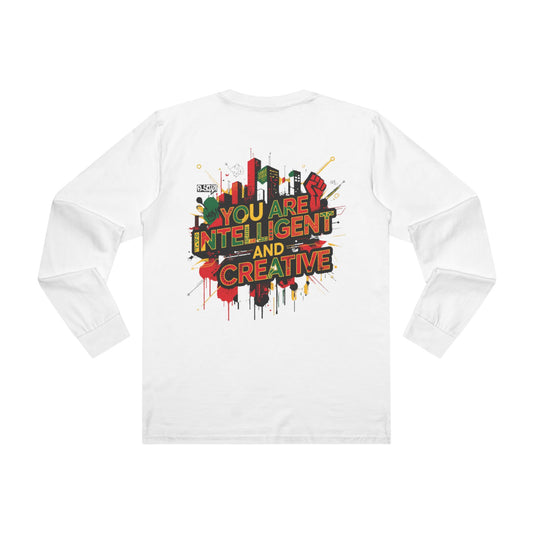 Broken Crayons Long sleeve Tee - Creativity, Self-Expression, Art Lover Gift, Motivational Shirt, Casual Wear, Gallery Event