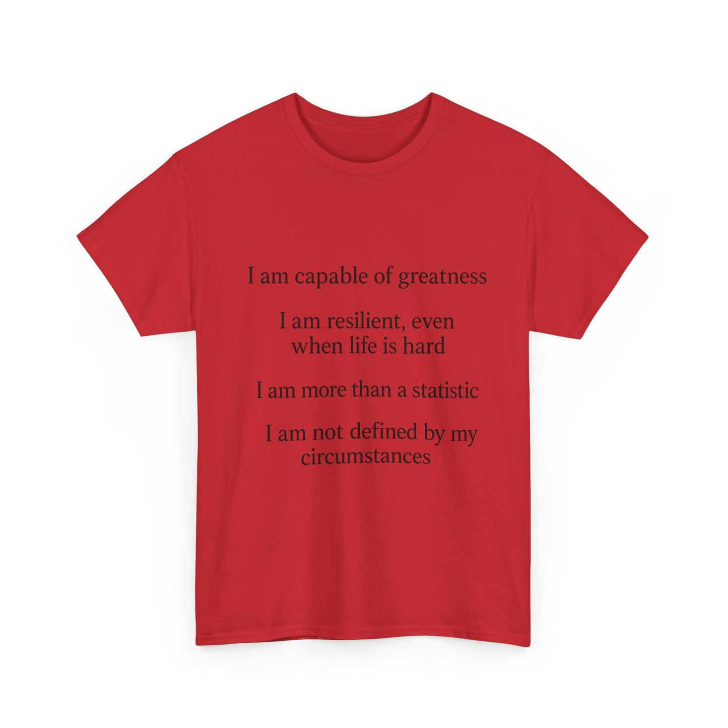 Inspirational Quote Tee for Personal Growth, Motivational T-Shirt, Unisex Affirmation Shirt, Gift for Students, Positive Vibes Apparel