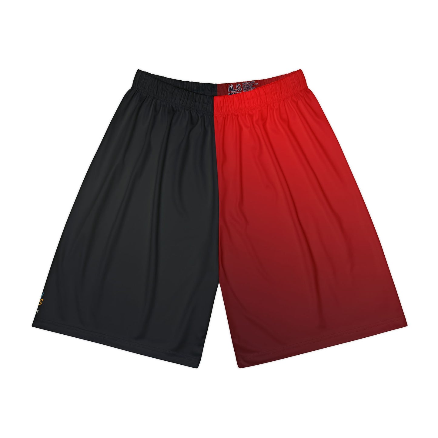 Broken Crayons Collection Men's Gradient Sports Shorts - Stylish Athletic Wear for Active Lifestyle, Gym, Running