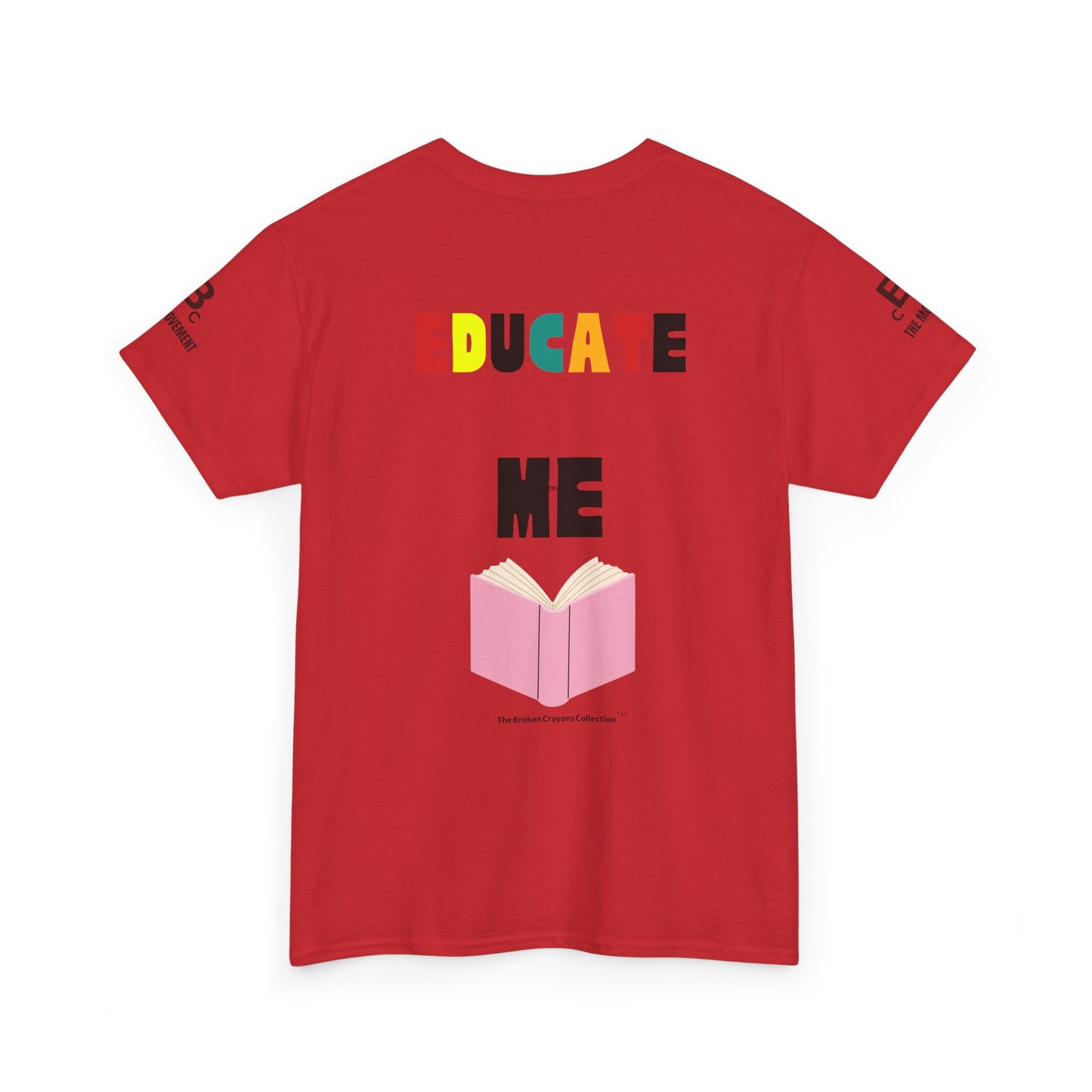 Broken Crayons Unisex Heavy Cotton Tee - Educational Graphic T-Shirt, Gift for Teachers, Kids Apparel, Fun Learning Shirt, Back to School