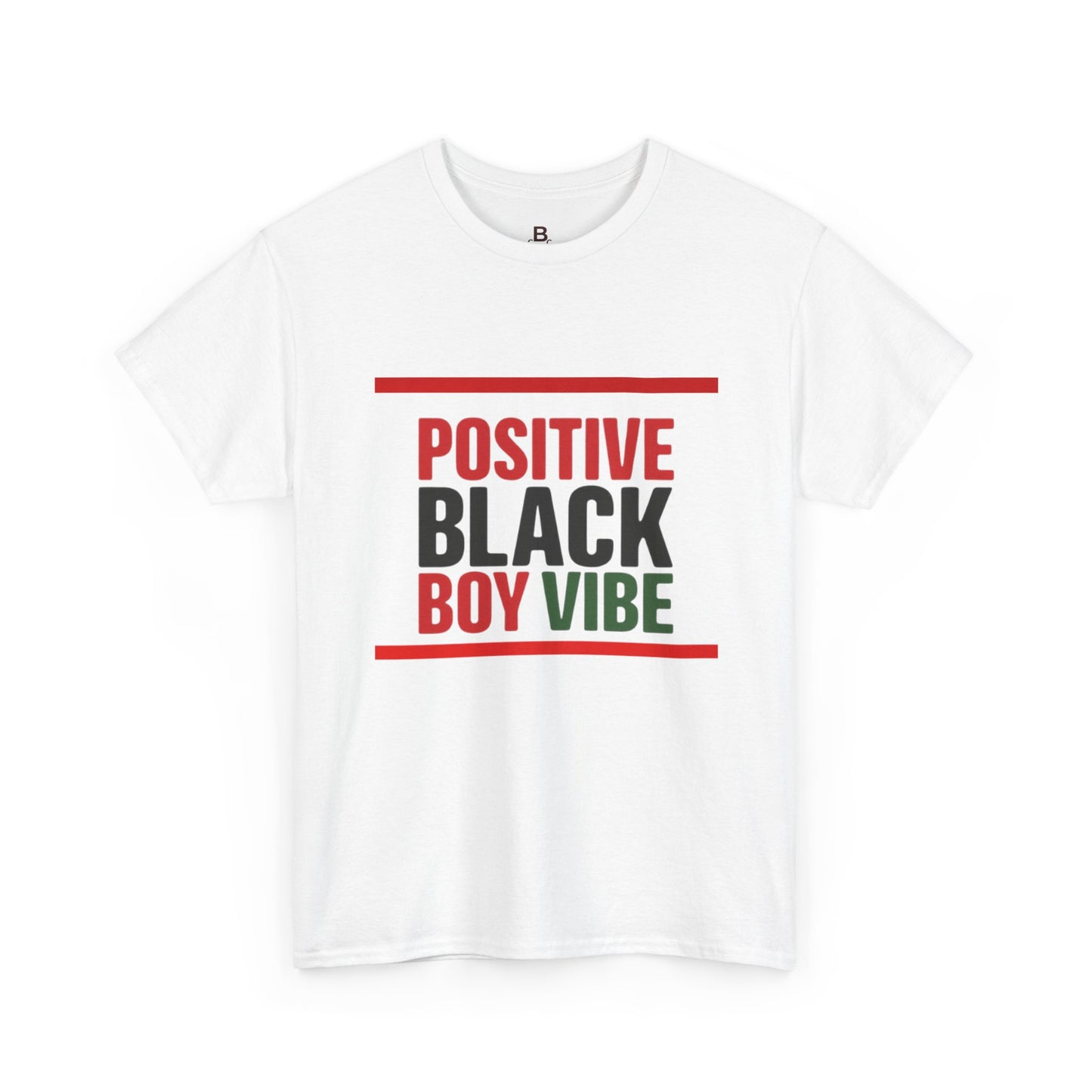 Positive Black Boy Vibe Tee - Unisex Cotton T-Shirt for Affirmation