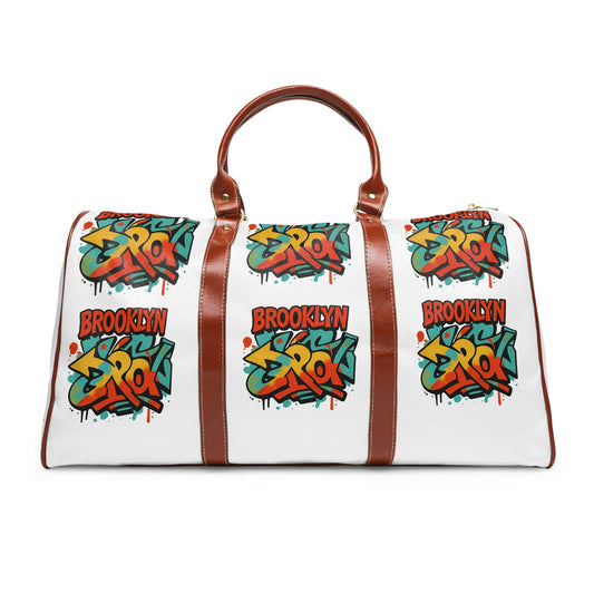 Stylish Waterproof Travel Bag, Urban Duffel, Weekender Bag, Graffiti Artwork Travel Bag, Essential for Adventures, Travel Must-Have