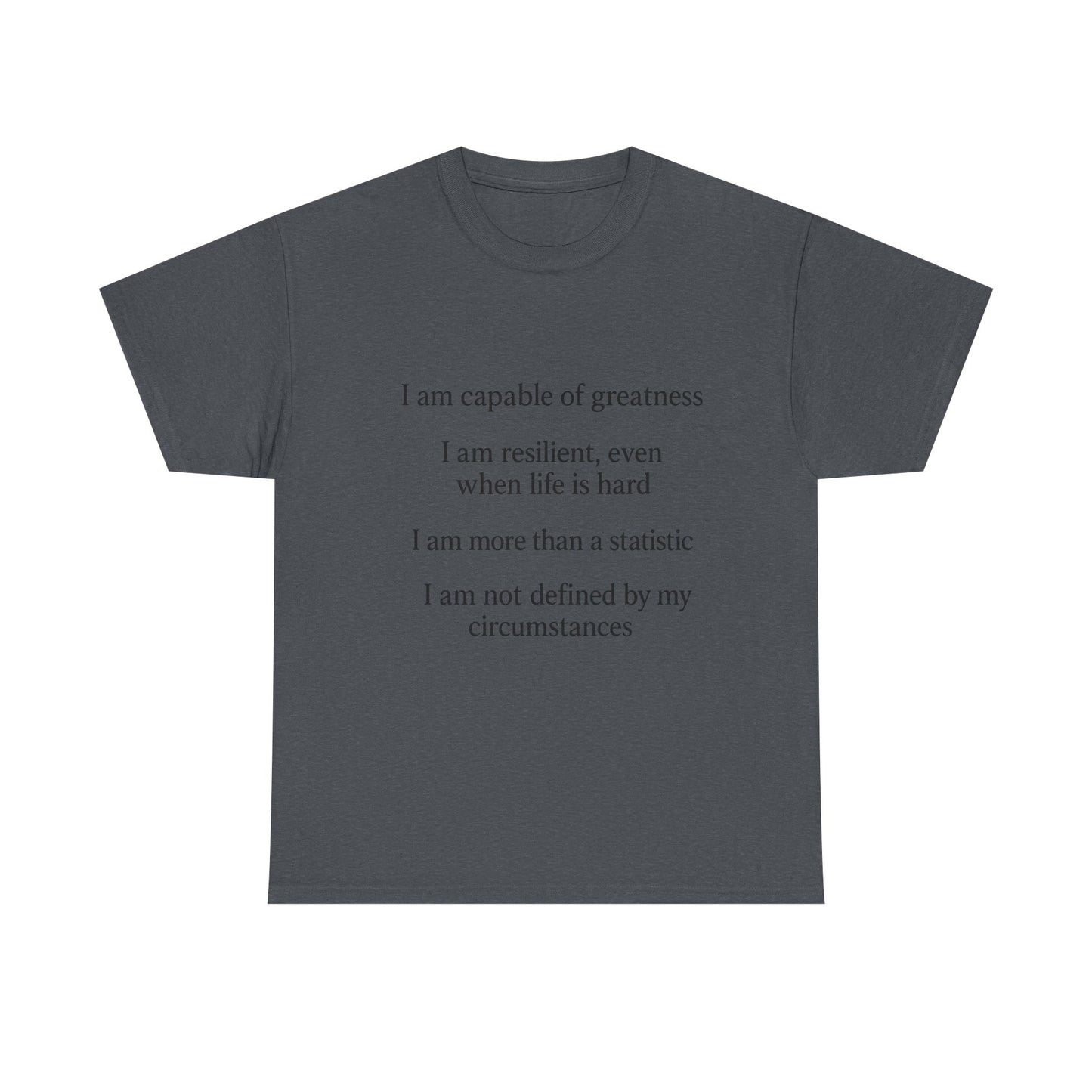 Inspirational Quote Tee for Personal Growth, Motivational T-Shirt, Unisex Affirmation Shirt, Gift for Students, Positive Vibes Apparel