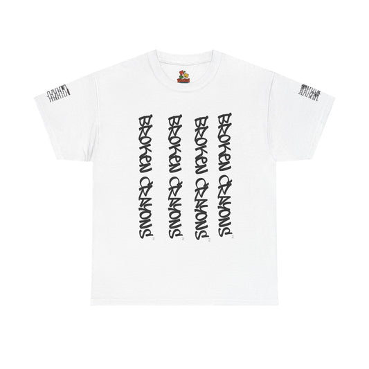 Broken Crayons Graffiti Tee – Stacked Truth. Raw Identity.