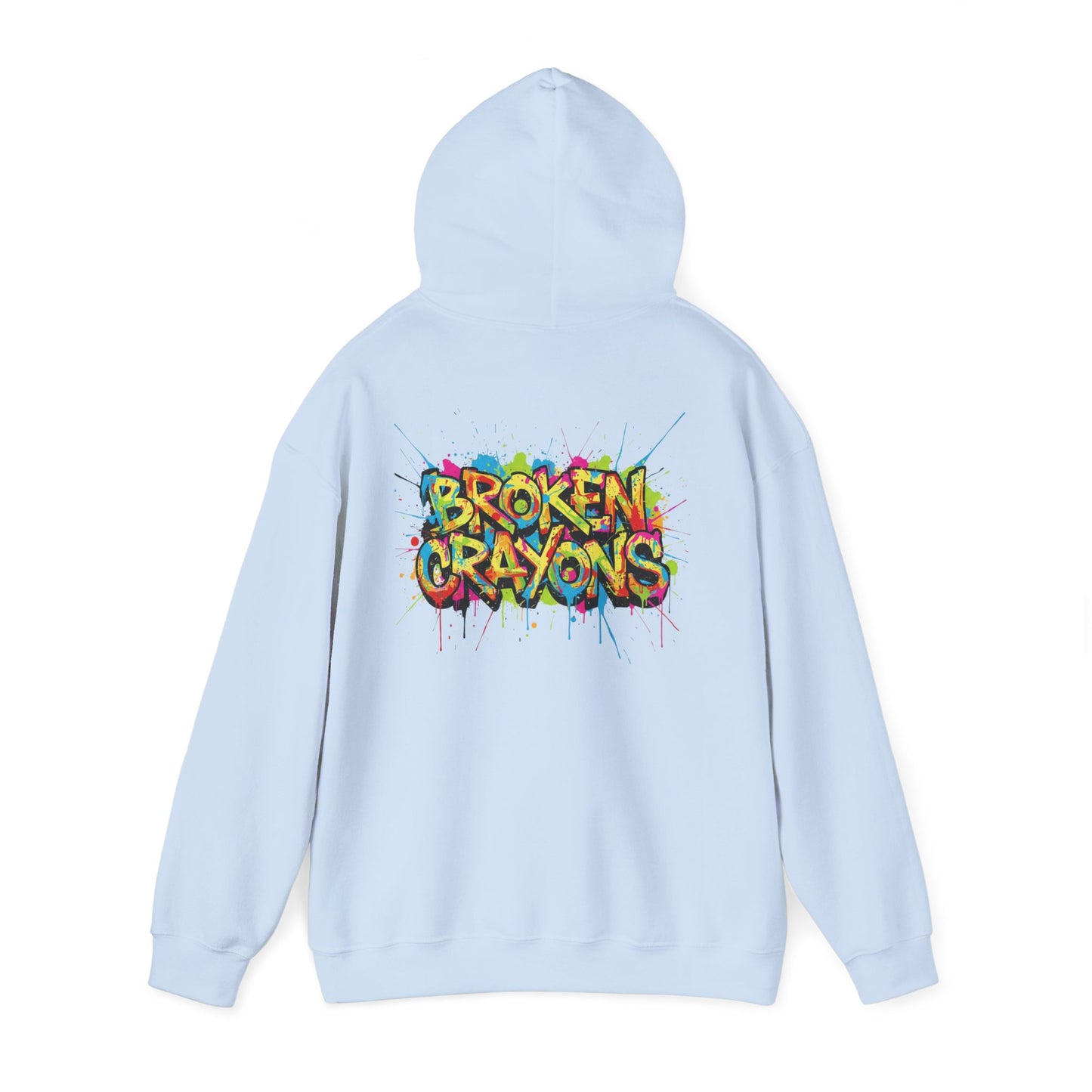 The Movement Pink Hoodie - Front & Back Design | Broken Crayons