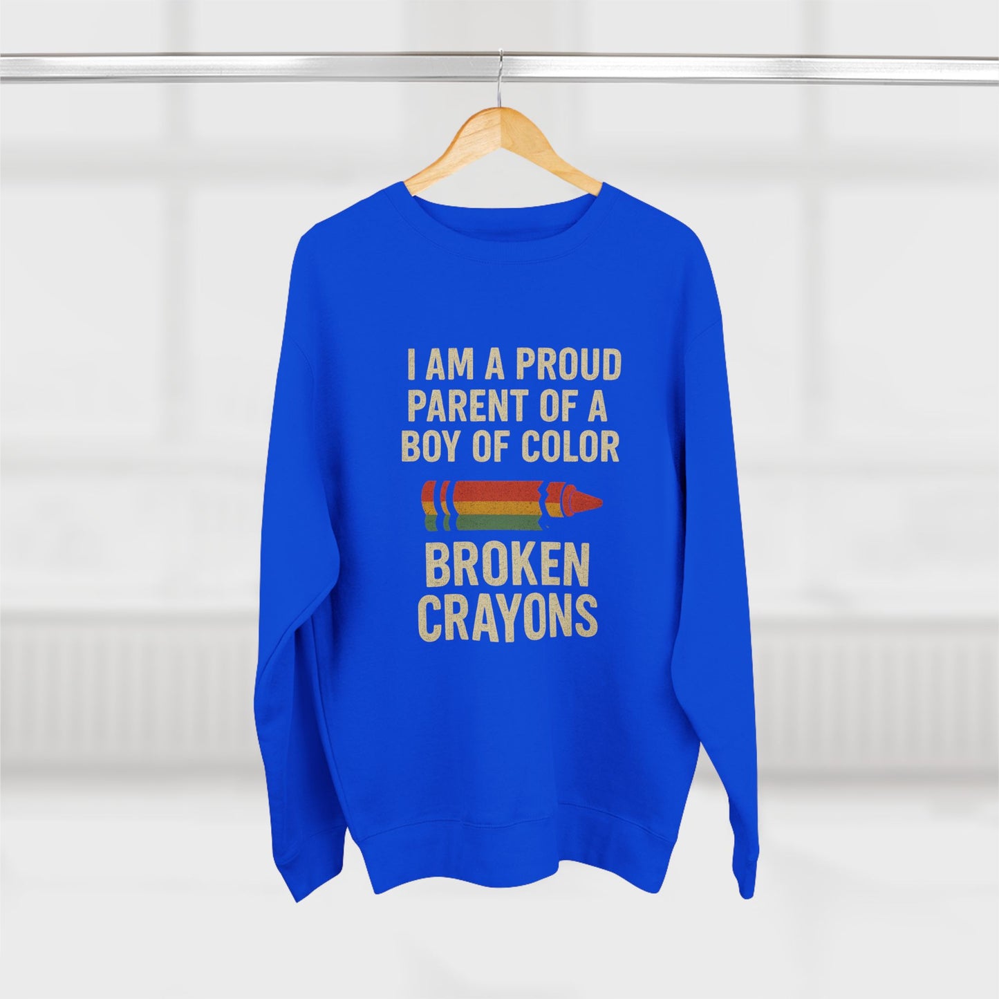 Proud Parent Sweatshirt, Unisex Crewneck Sweater, Unique Gift, Kid's Pride Apparel, Colorful Family Love, Warmth and Comfort