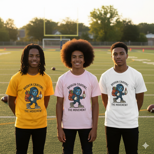 Broken Crayons The Movement Tees for Boys of Color: Empowering Youth Apparel