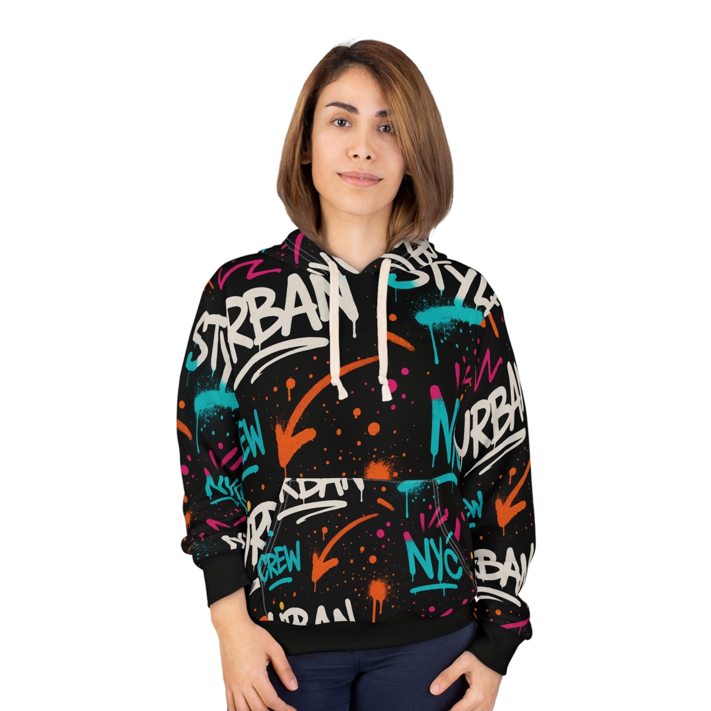 Broken Crayons Collection Urban Graffiti Unisex Pullover Hoodie