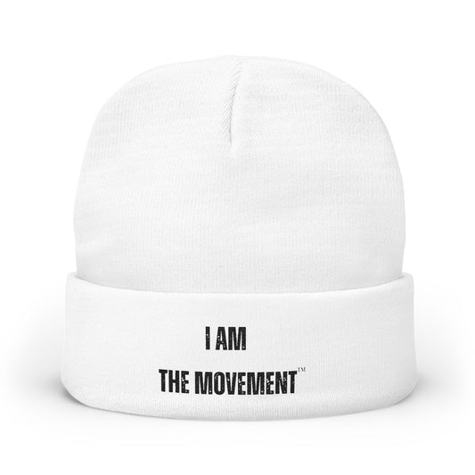 I Am the Movement™ Embroidered Beanie – Streetwear Knit Hat | Broken Crayons Collection™