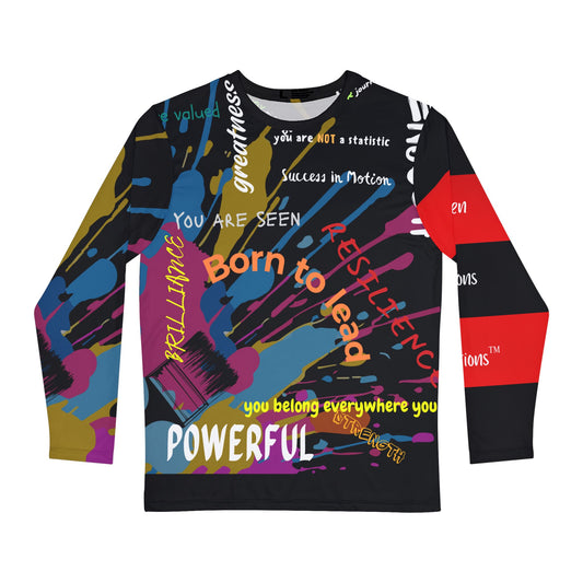 Broken Crayons Long Sleeve Shirt, "You Are SEEN” Empowerment Sweatshirt – Bold Affirmations for Boys of Color