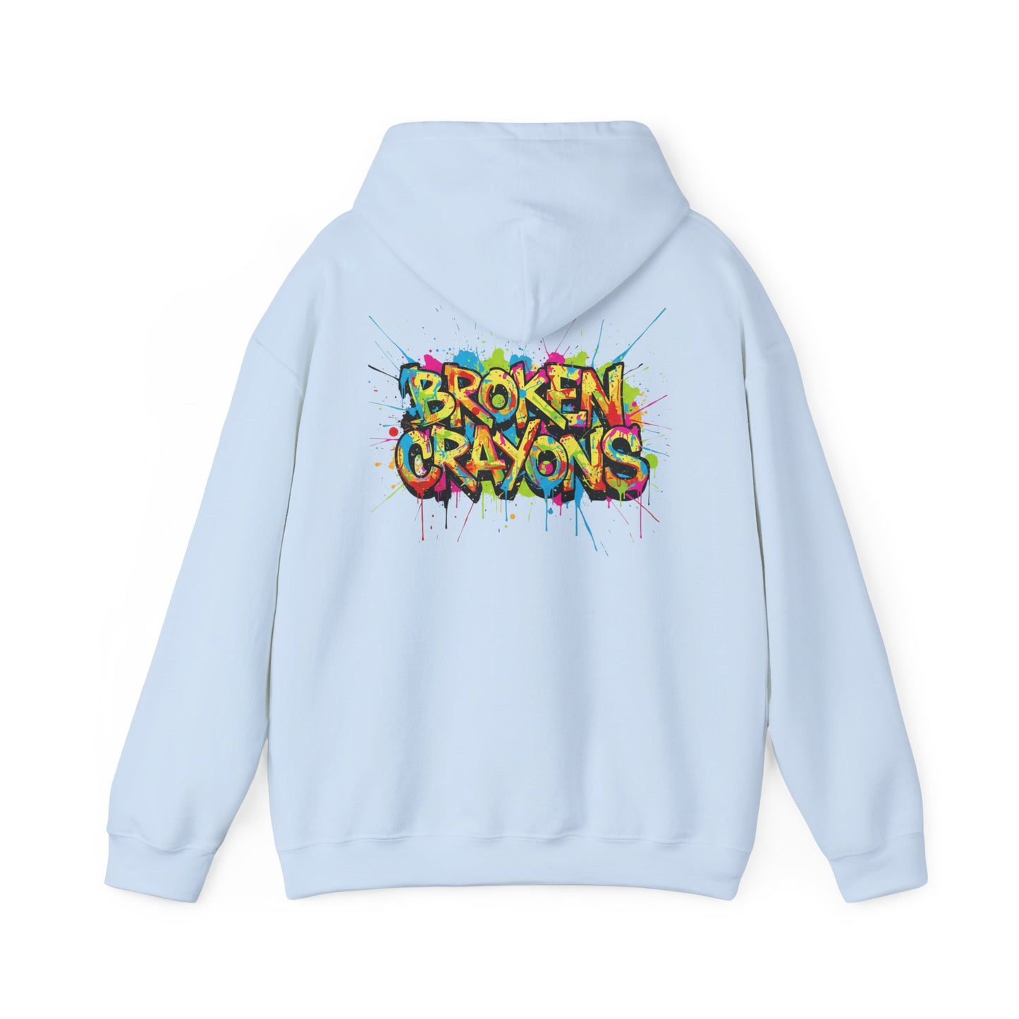 The Movement Pink Hoodie - Front & Back Design | Broken Crayons
