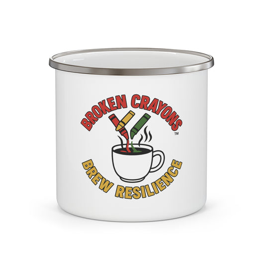 Broken Crayons Brew Resilience™ Coffee Mug – Pan-African Inspired Empowerment Drinkware