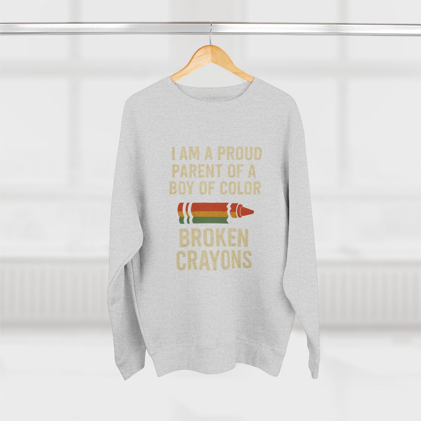 Proud Parent Sweatshirt, Unisex Crewneck Sweater, Unique Gift, Kid's Pride Apparel, Colorful Family Love, Warmth and Comfort