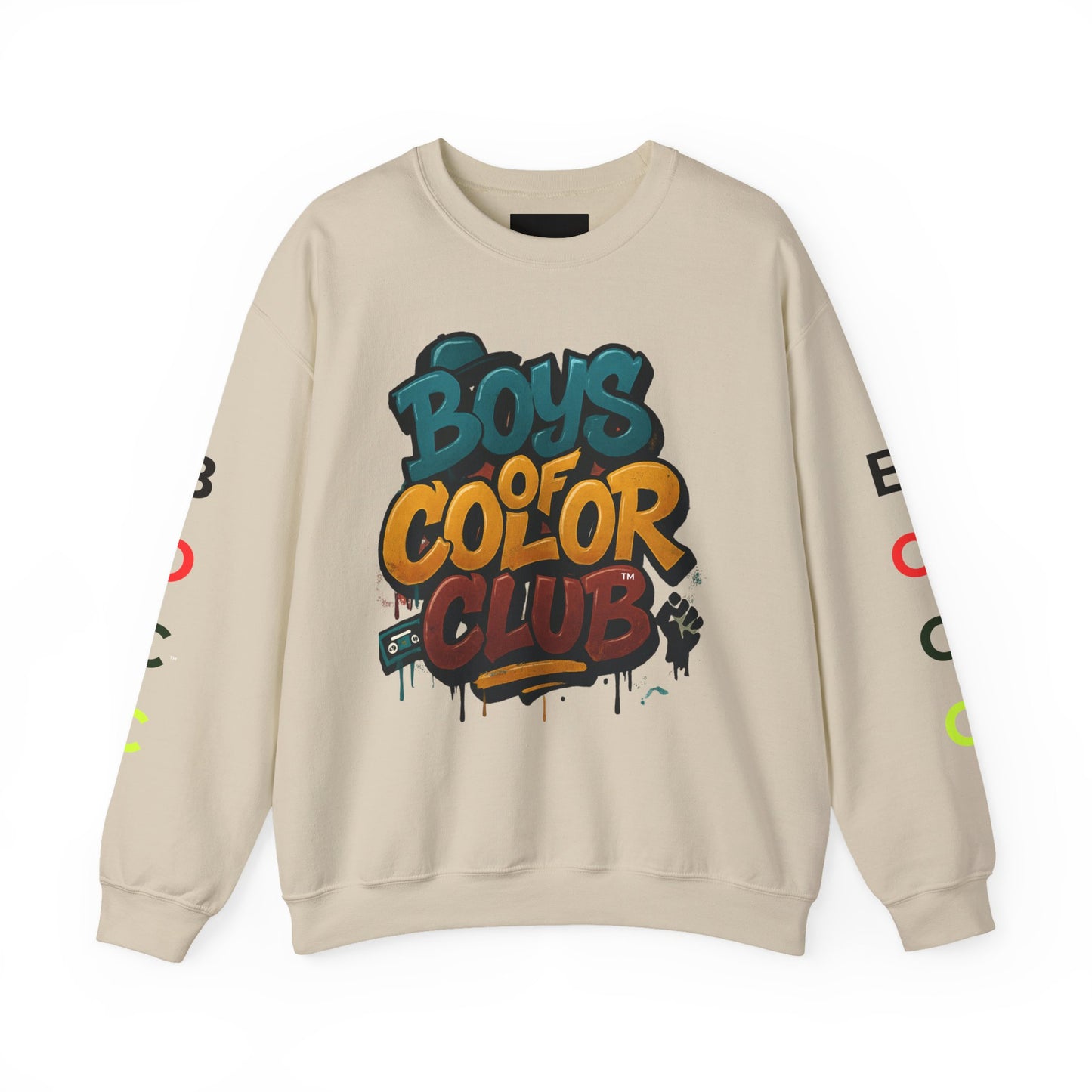 Broken Crayons Collection -Boys of Color Club Sweatshirt - Unisex Heavy Blend™ Crewneck