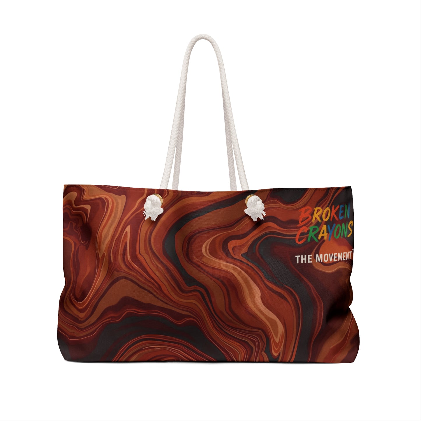 Broken Crayons Collection Stylish Weekender Bag for Travel & Daily Use, Pan African Tones