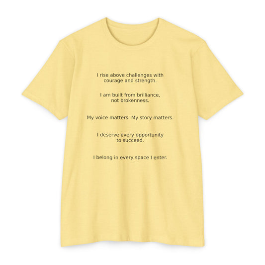 Empowerment T-Shirt, Inspirational Tee, Motivational Shirt, Unisex Statement Top, Everyday Confidence Wear