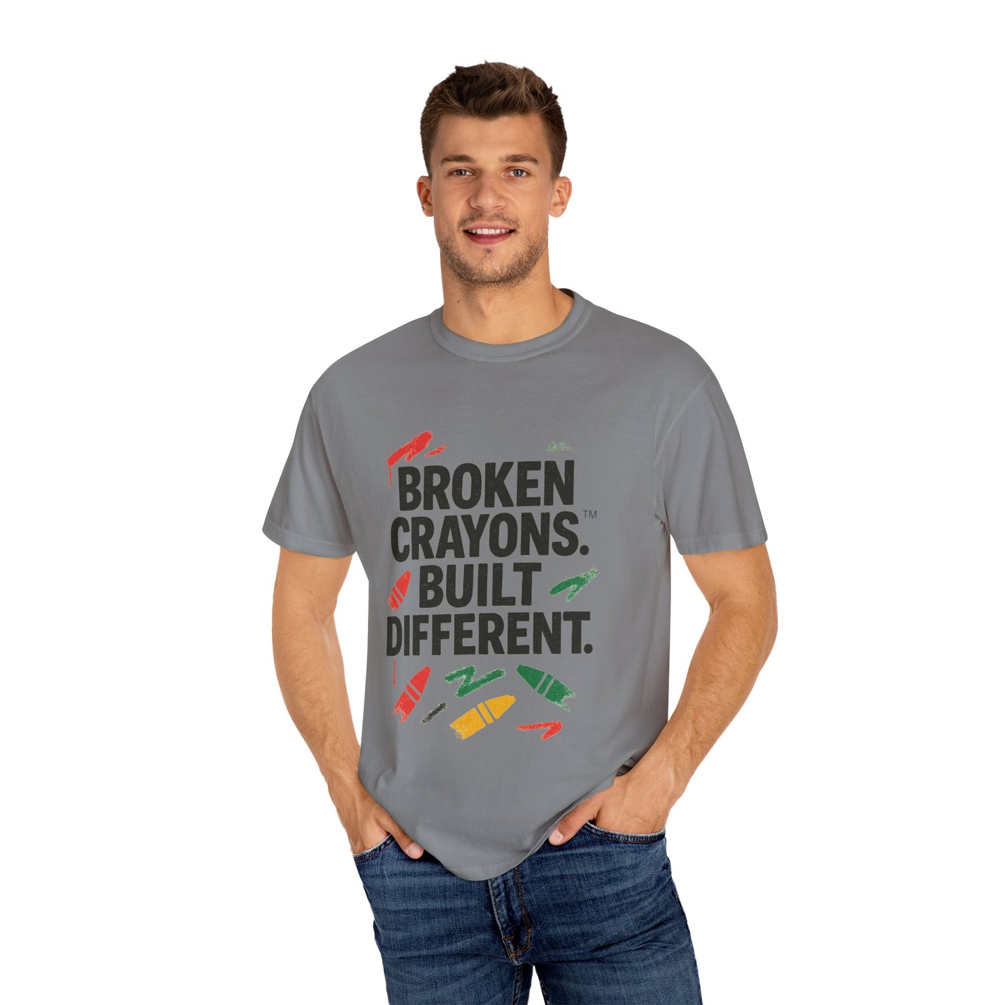 Broken Crayons Built Different™ Tee | Bold Urban Streetwear