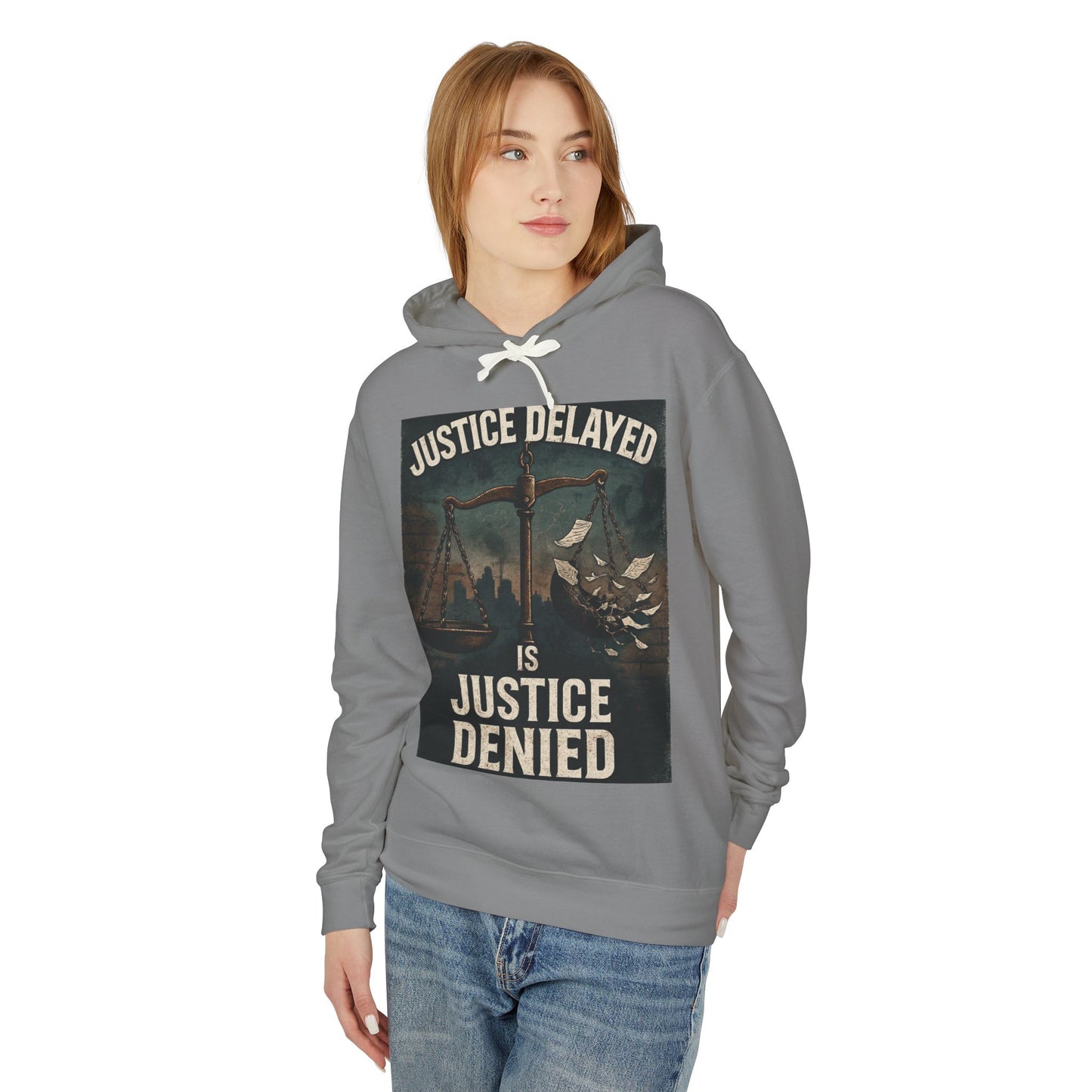 Broken Crayons Collection Justice Delayed Is Justice Denied Hoodie - Protest Statement Sweatshirt