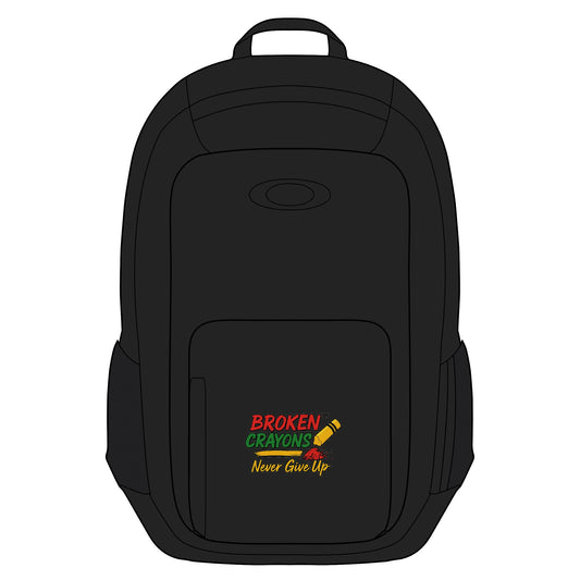 Rasta-Inspired Enduro Backpack, Perfect for School, Hiking, Gym, Travel, Gifts, Broken Crayons Never Grow Up Design