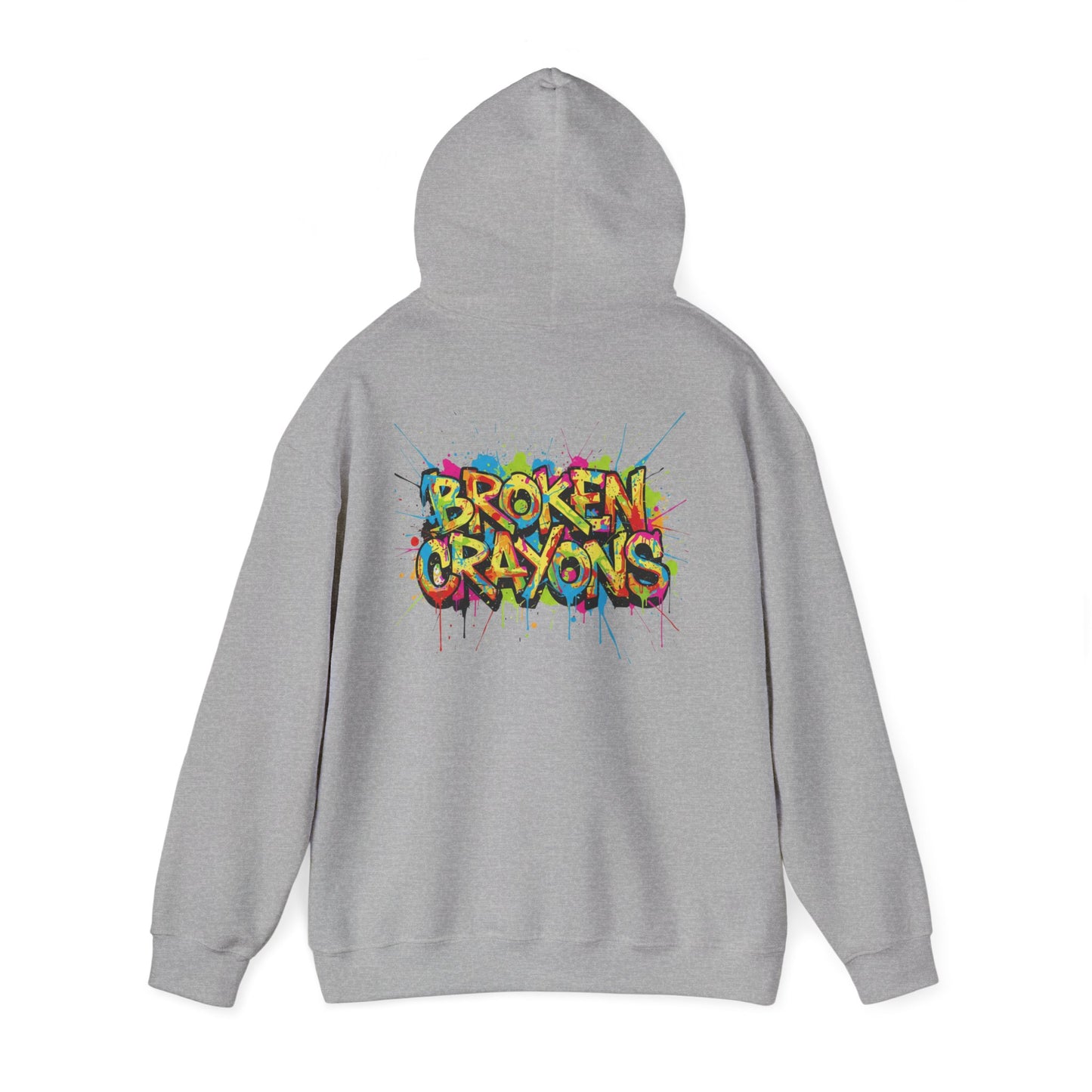The Movement Pink Hoodie - Front & Back Design | Broken Crayons