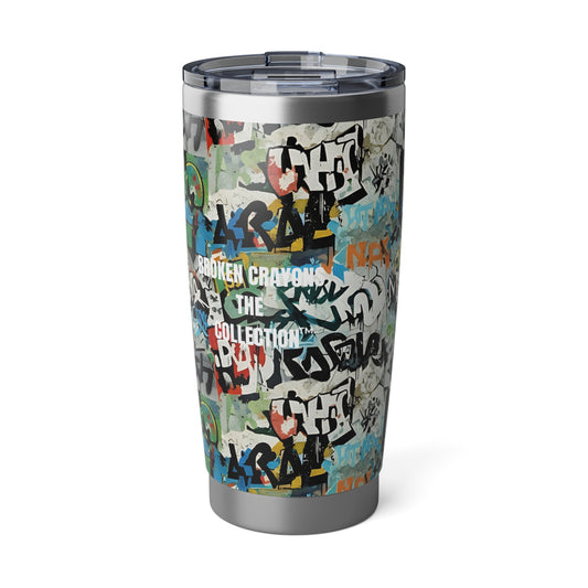 Broken Crayons Collection Urban Graffiti Tum Artistic Drinkware, Street Art Mug,