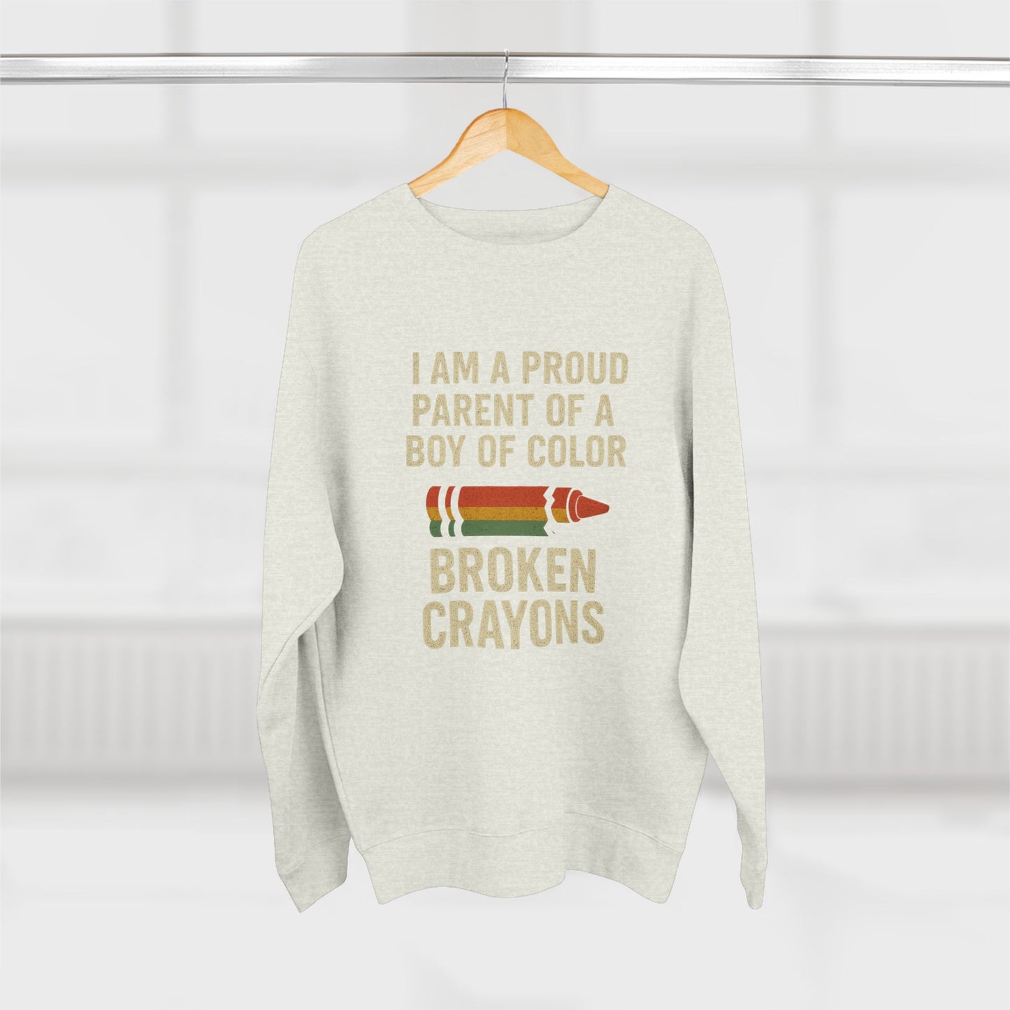Proud Parent Sweatshirt, Unisex Crewneck Sweater, Unique Gift, Kid's Pride Apparel, Colorful Family Love, Warmth and Comfort