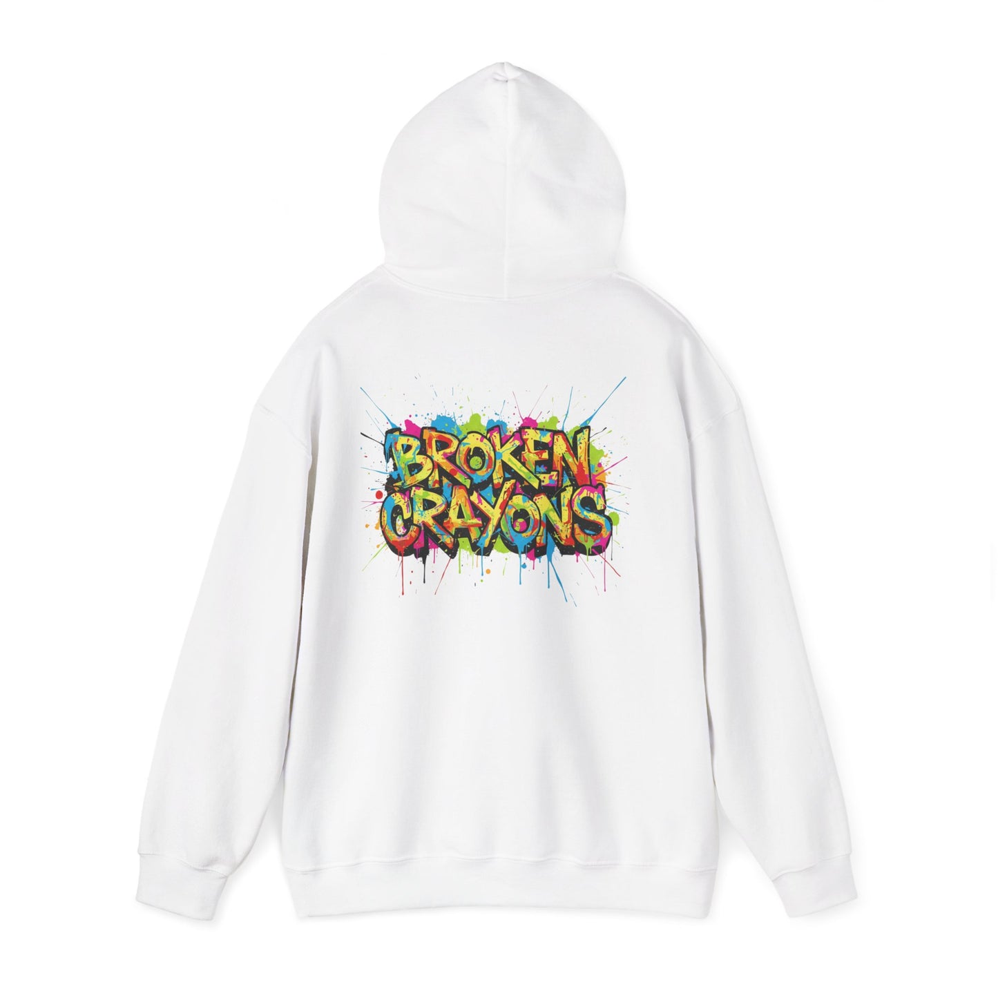 The Movement Pink Hoodie - Front & Back Design | Broken Crayons