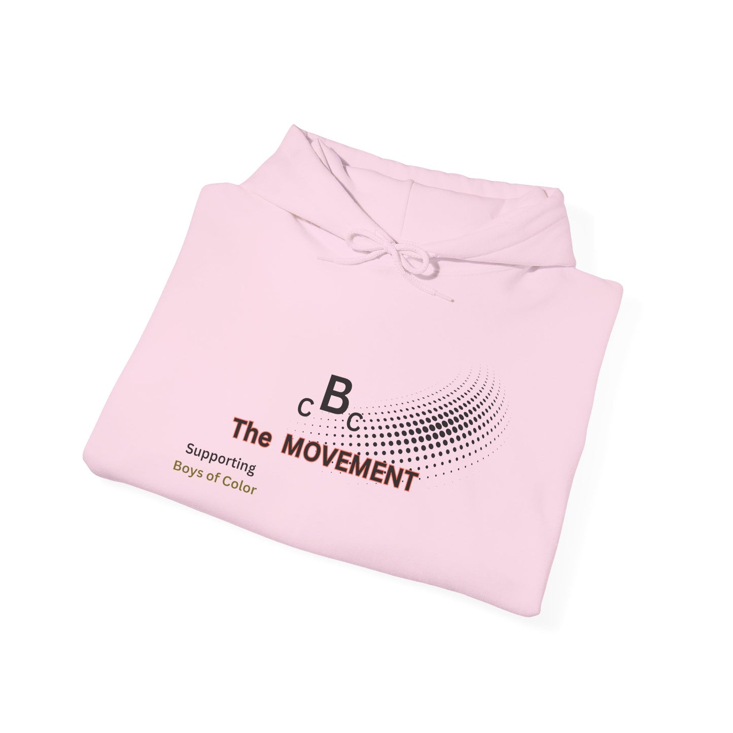 The Movement Pink Hoodie - Front & Back Design | Broken Crayons