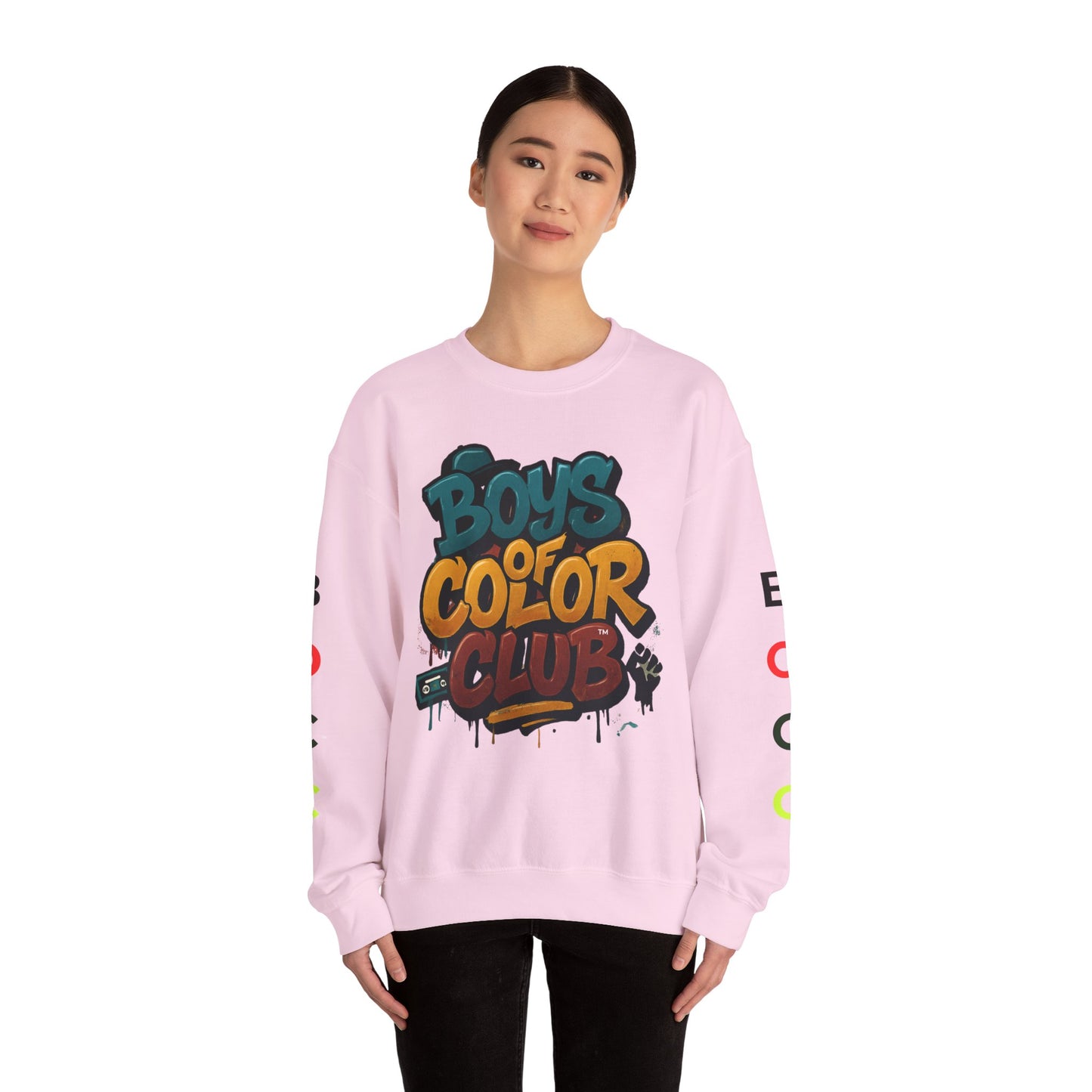 Broken Crayons Collection -Boys of Color Club Sweatshirt - Unisex Heavy Blend™ Crewneck