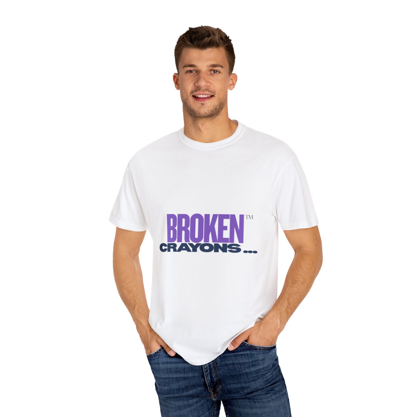 Inspirational Unisex T-Shirt - 'Broken Crayons' Motivational Tee, Casual Wear, Gift for Friend, Art Lover, Unique Statement Shirt
