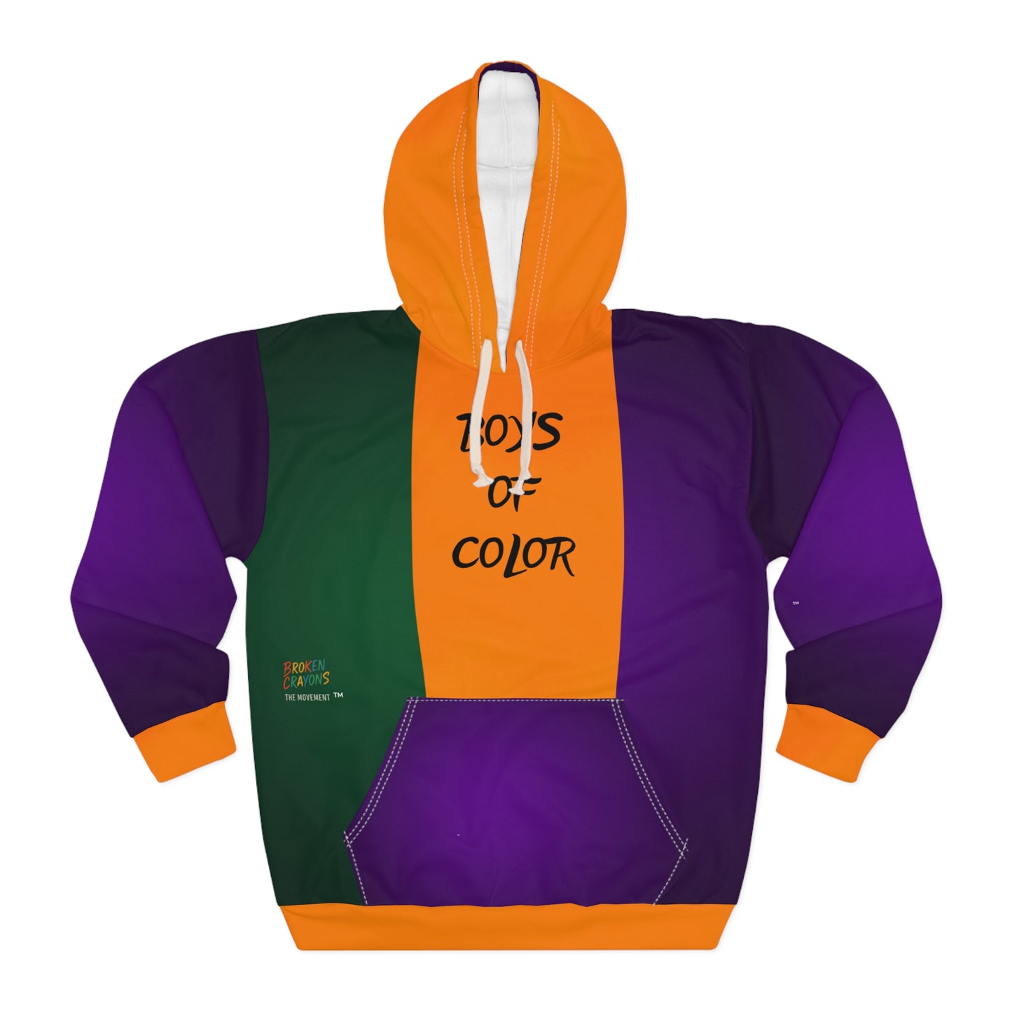 Broken Crayons Collection Vibrant Animal Print Hoodie | Colorful Graphic Sweatshirt, Unique Streetwear, Hooded Pullover
