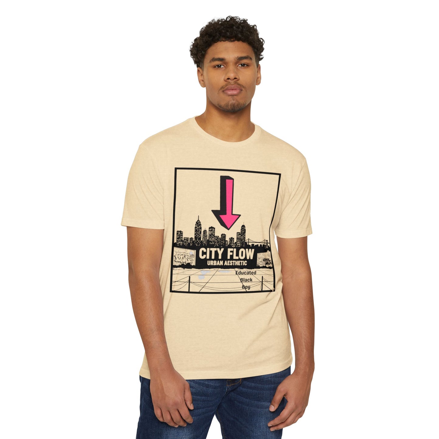 Unique Cityscape Tee | Urban Graphic T-Shirt for Men & Women | Broken Crayons Collection™