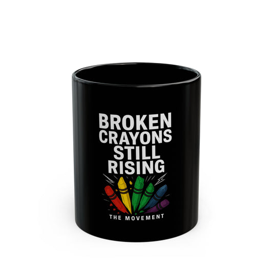 Broken Crayons Still Rising Mug – Inspirational Gift for Boys of Color | The Movement